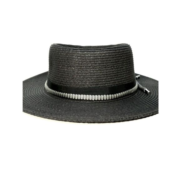 rag & bone Black Somer Beach Hat  Size L ~ Excellent main image 4
